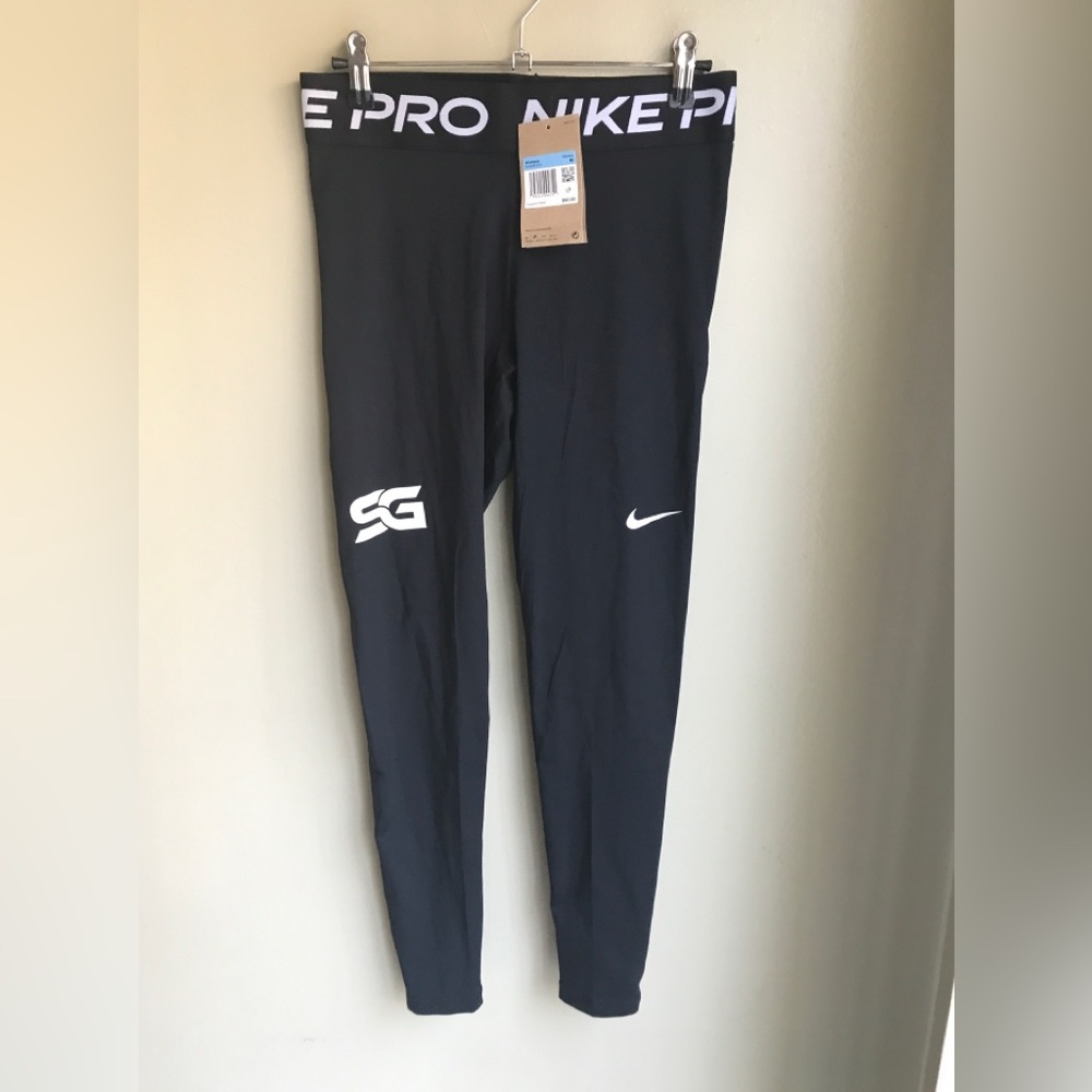 NWT! Nike Women’s Pro Mid-Rise Full-Length Legging Black Size: M